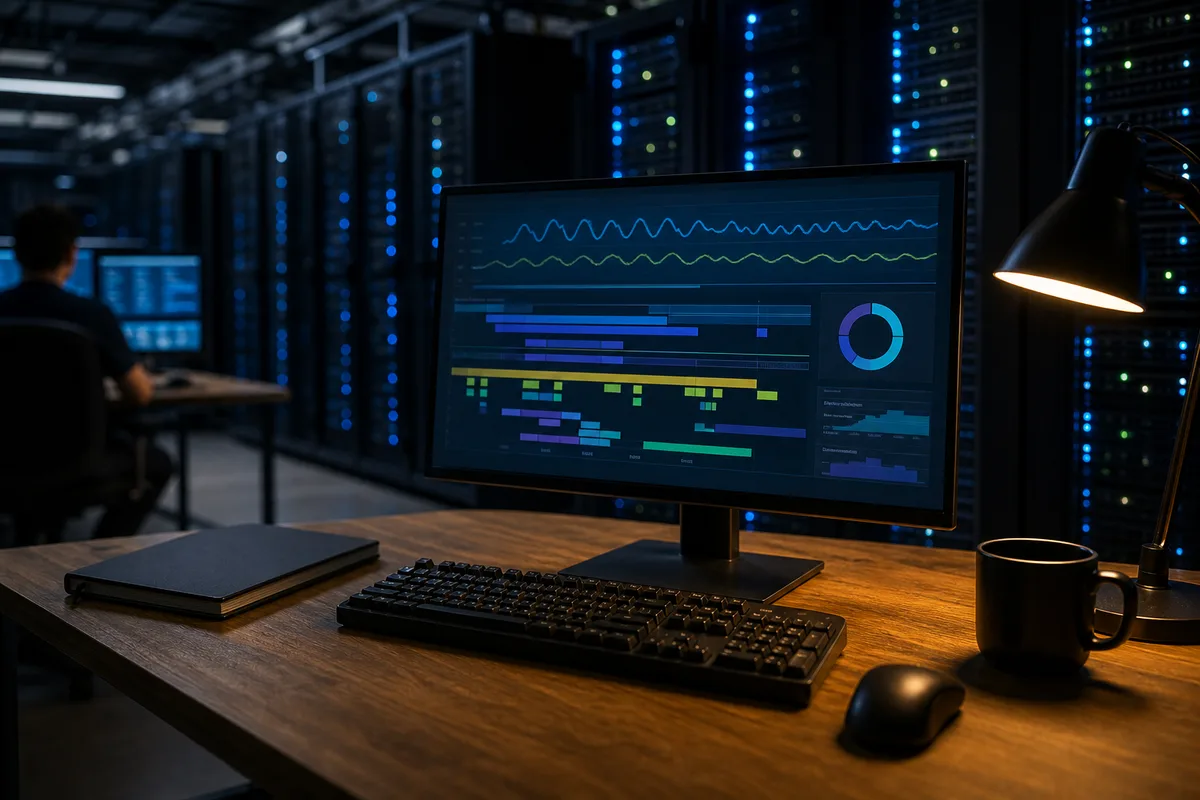 Décomposition du temps de chargement entre traitement serveur et rendu navigateur
