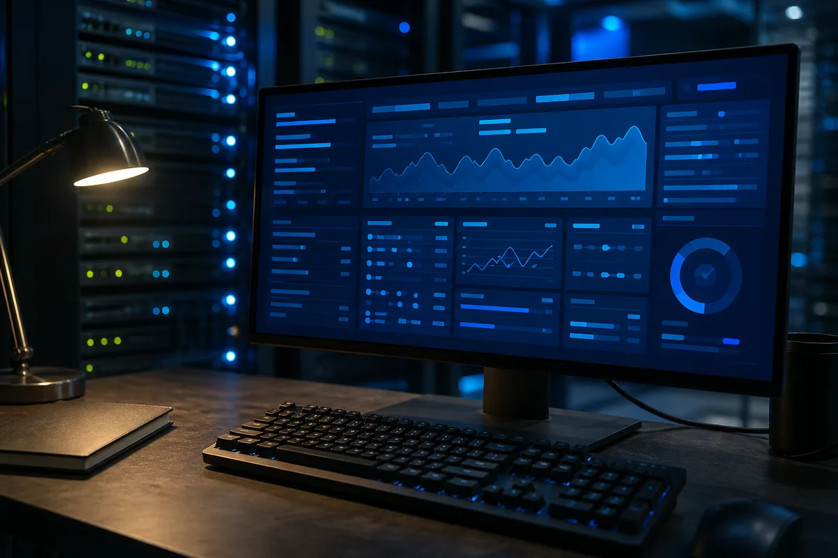 Tableau de bord de sécurité d&rsquo;un site WordPress affichant des contrôles de configuration